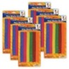 Creativity Street® Wax Works® Sticks, Assorted Hot Colors, 8", 48 Per Pack, 6 Packs