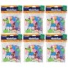 Creativity Street® WonderFoam Peel & Stick Letters & Numbers, Assorted Colors & Sizes, 267 Pieces Per Pack, 6 Packs