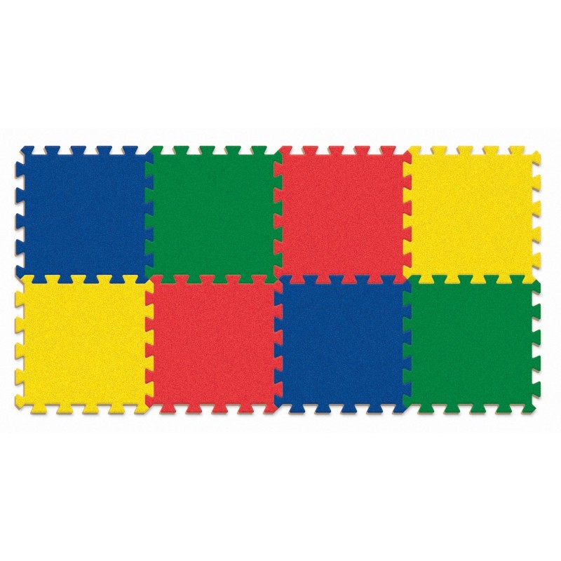 WonderFoam® Carpet Tiles, Solid Color Expansion Pack, 12" x 12", 4 Count