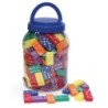 WonderFoam® Dominoes, Assorted Colors, 1-3/4" Wide x 3/8" Thick, 168 Pieces