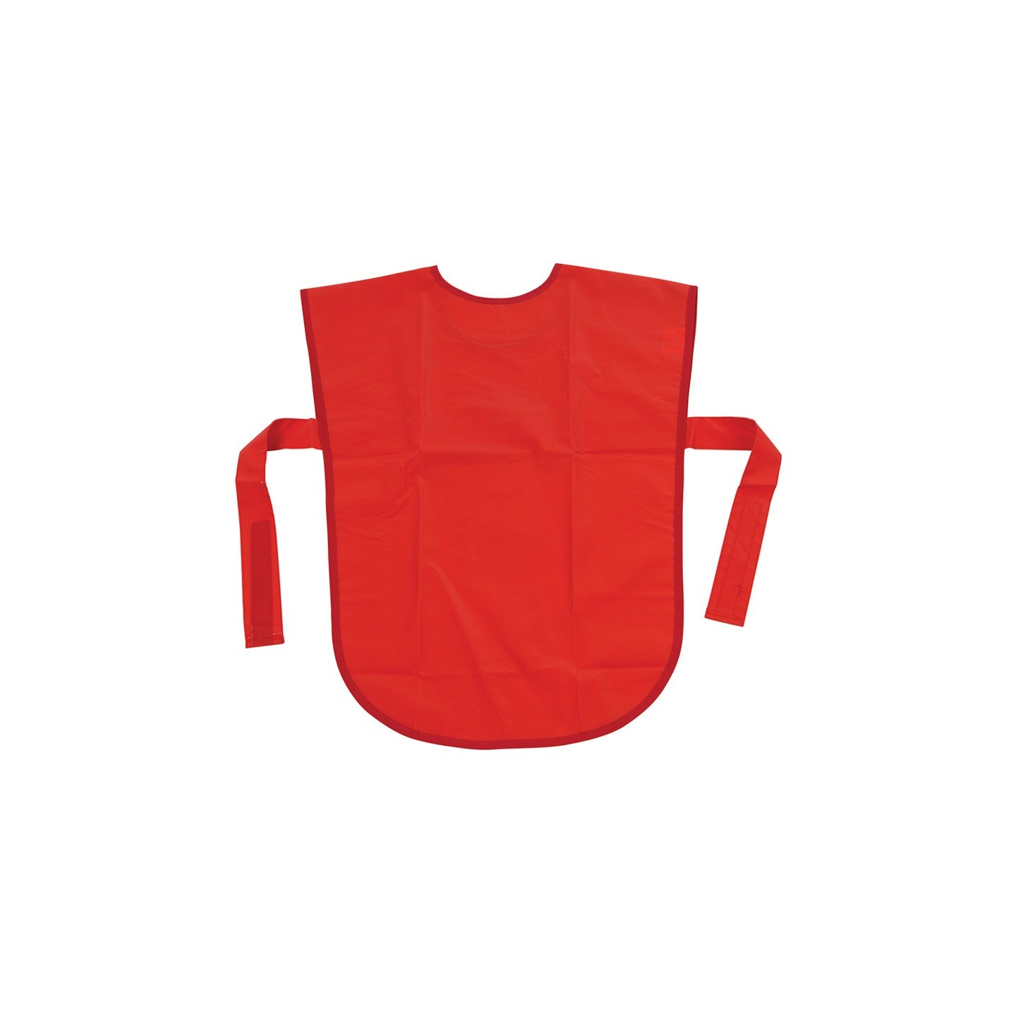 Creativity Street® Vinyl Primary Art Smock, Ages 3+, Red, 22" x 16", 1 Piece