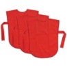 Creativity Street® Vinyl Primary Art Smock, Ages 3+, Red, 22" x 16", Pack of 3