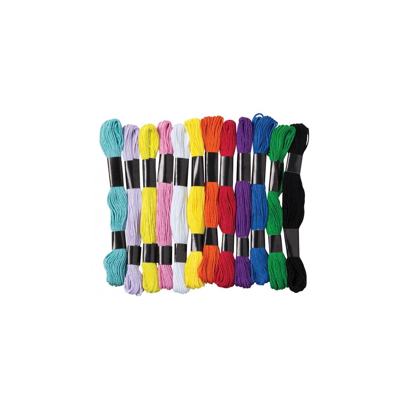 Creativity Street® Embroidery Thread, Assorted Colors, 24 Skeins, 8 Yards Each