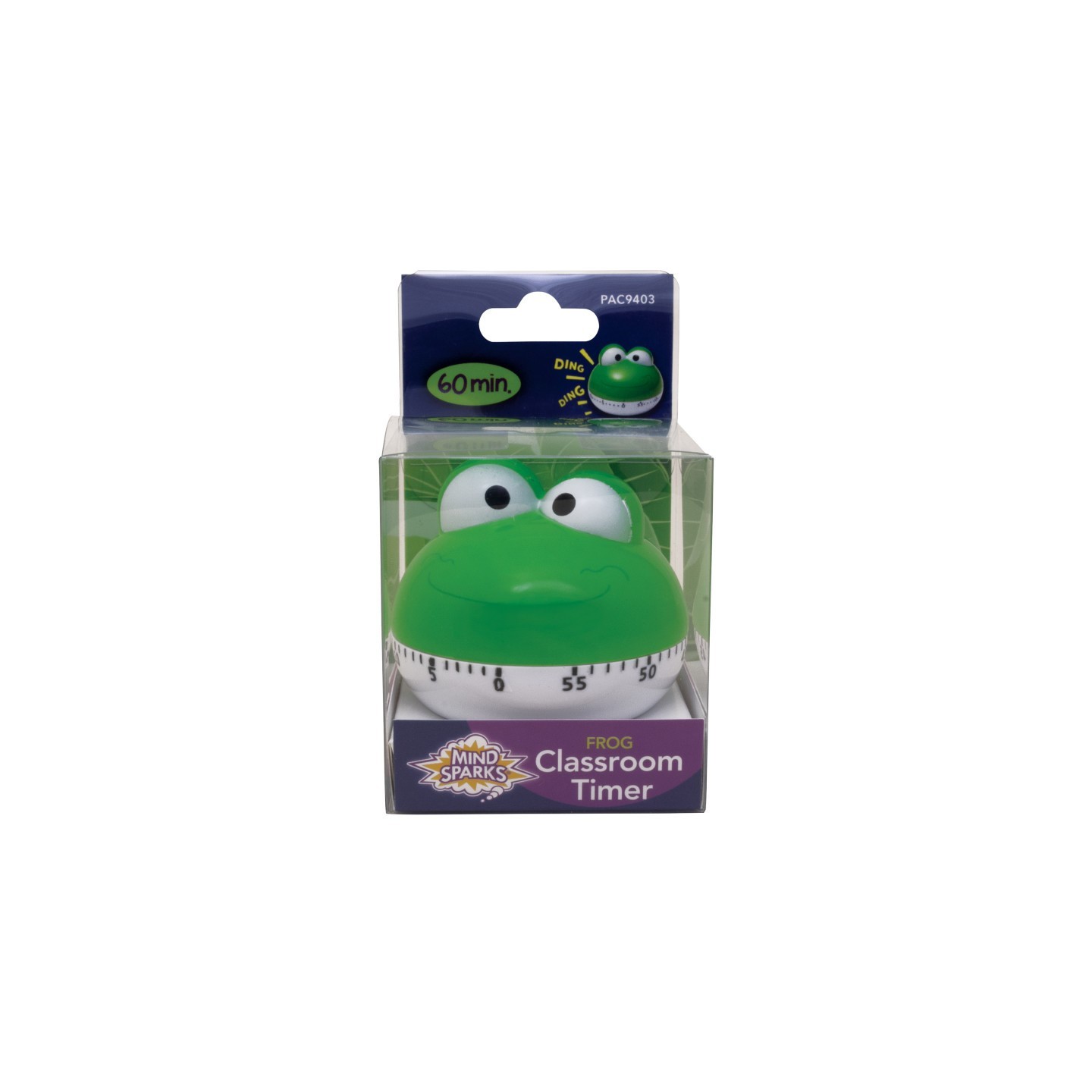 Mind Sparks® Classroom Timer Frog, Frog, Approx. 2-1/4" Height, 1 Timer