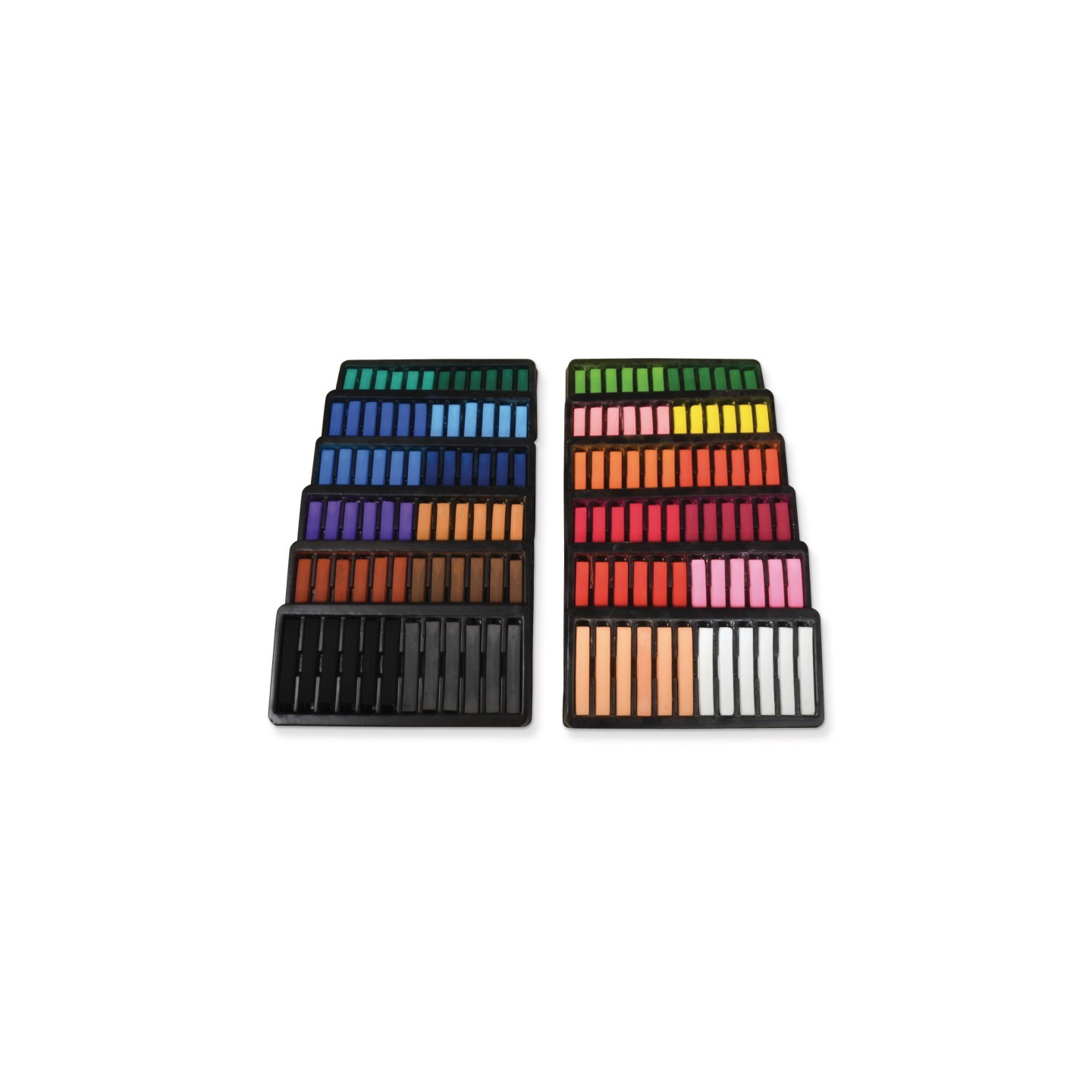 Creativity Street® Square Artist Pastels, 24 Assorted Colors, 6 Each, 2-3/8" x 3/8" x 3/8", 144 Pieces