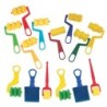 Creativity Street® Foam Rollers & Brush Classroom Pack, Assorted Colors & Sizes, 14 Pieces