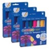 Creativity Street® Glide-On Tempera Paint Sticks, Metallic Colors, 5 grams, 6 Per Pack, 3 Packs