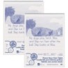 Pacon® Picture Story Chart Tablet, White, Ruled Short, 1-1/2" Ruled, 24" x 32", 25 Sheets, Pack of 2