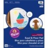 Pacon® Easel & Floor Pads, White, Unruled 17" x 20", 50 Sheets, Pack of 2