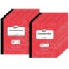 Pacon® Composition Book, Grade 3, Red Marble, 3/8" x 3/16" x 3/16" Ruled, 9-3/4" x 7-3/4", 24 Sheets, Pack of 24