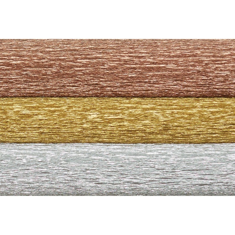 Lia Griffith™ Extra Fine Crepe Paper, Metallic Assortment, 10.7 sq. ft
