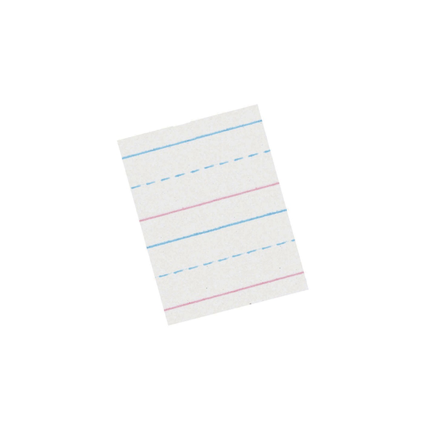 Zaner-Bloser® Sulphite Handwriting Paper, Dotted Midline, Grade 1, 5/8" x 5/16" x 5/16" Ruled Long, 10-1/2" x 8", 500 Sheets
