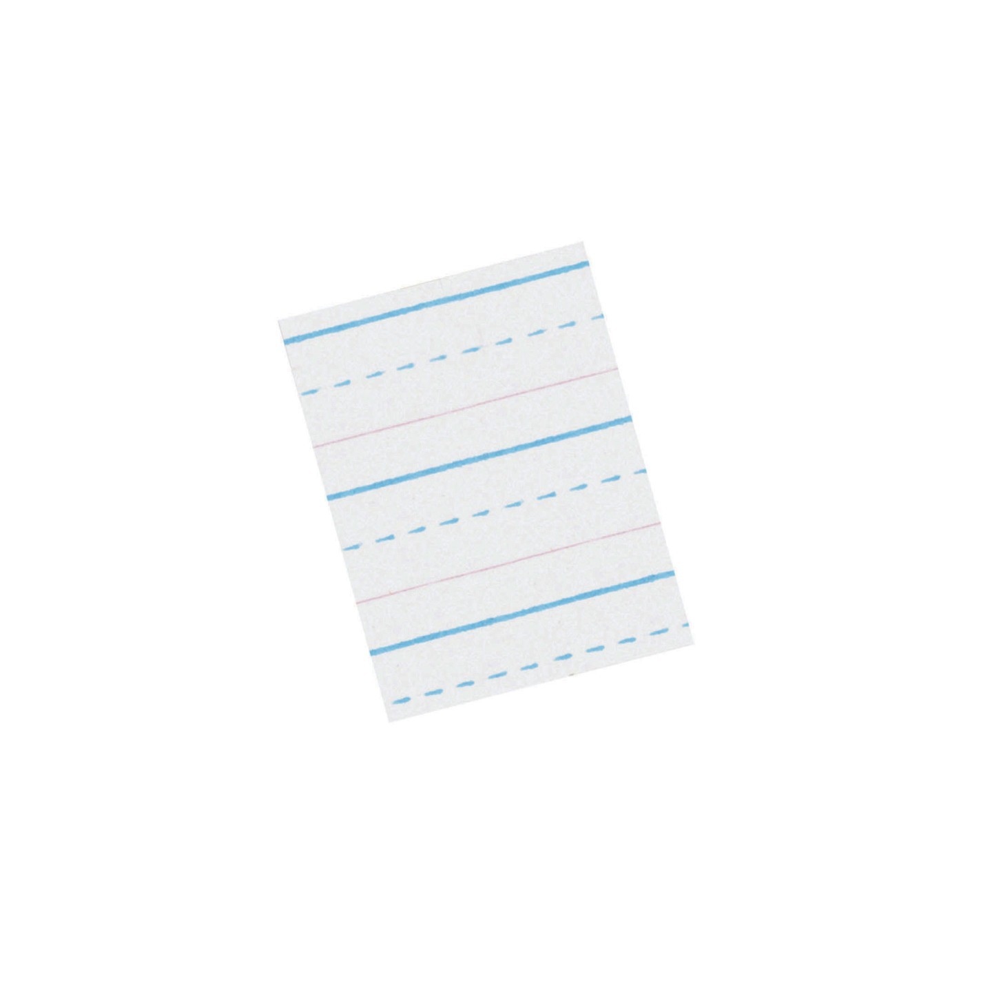 Zaner-Bloser® Sulphite Handwriting Paper, Dotted Midline, Grade 2, 1/2" x 1/4" x 1/4" Ruled Long, 10-1/2" x 8", 500 Sheets