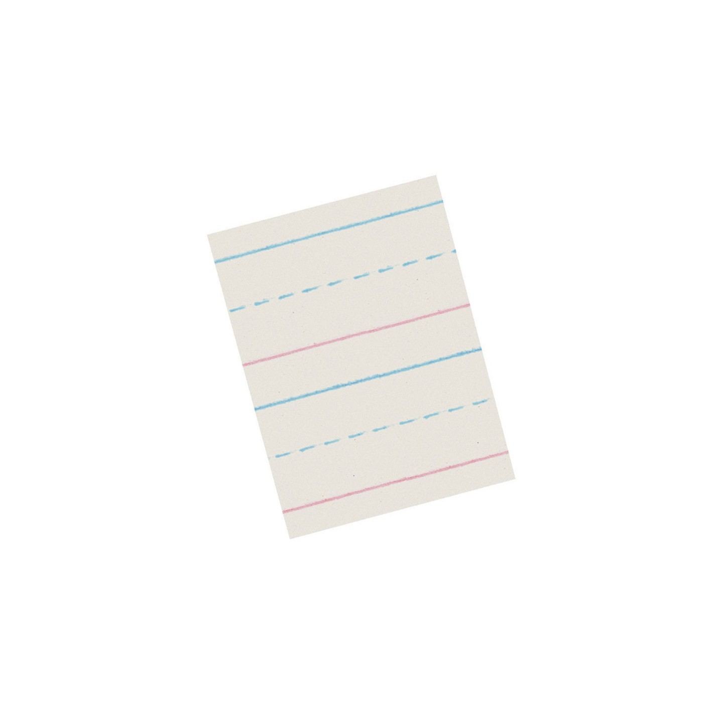 Zaner-Bloser® Newsprint Handwriting Paper, Dotted Midline, Grade 1, 5/8" x 5/16" x 5/16" Ruled Long, 10-1/2" x 8", 500 Sheets