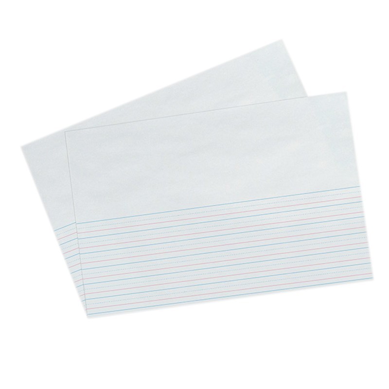 Zaner-Bloser® Picture Story Paper, Grade 1, 5/8" x 5/16" x 5/16" Ruled Long, 18" x 12", 250 Sheets