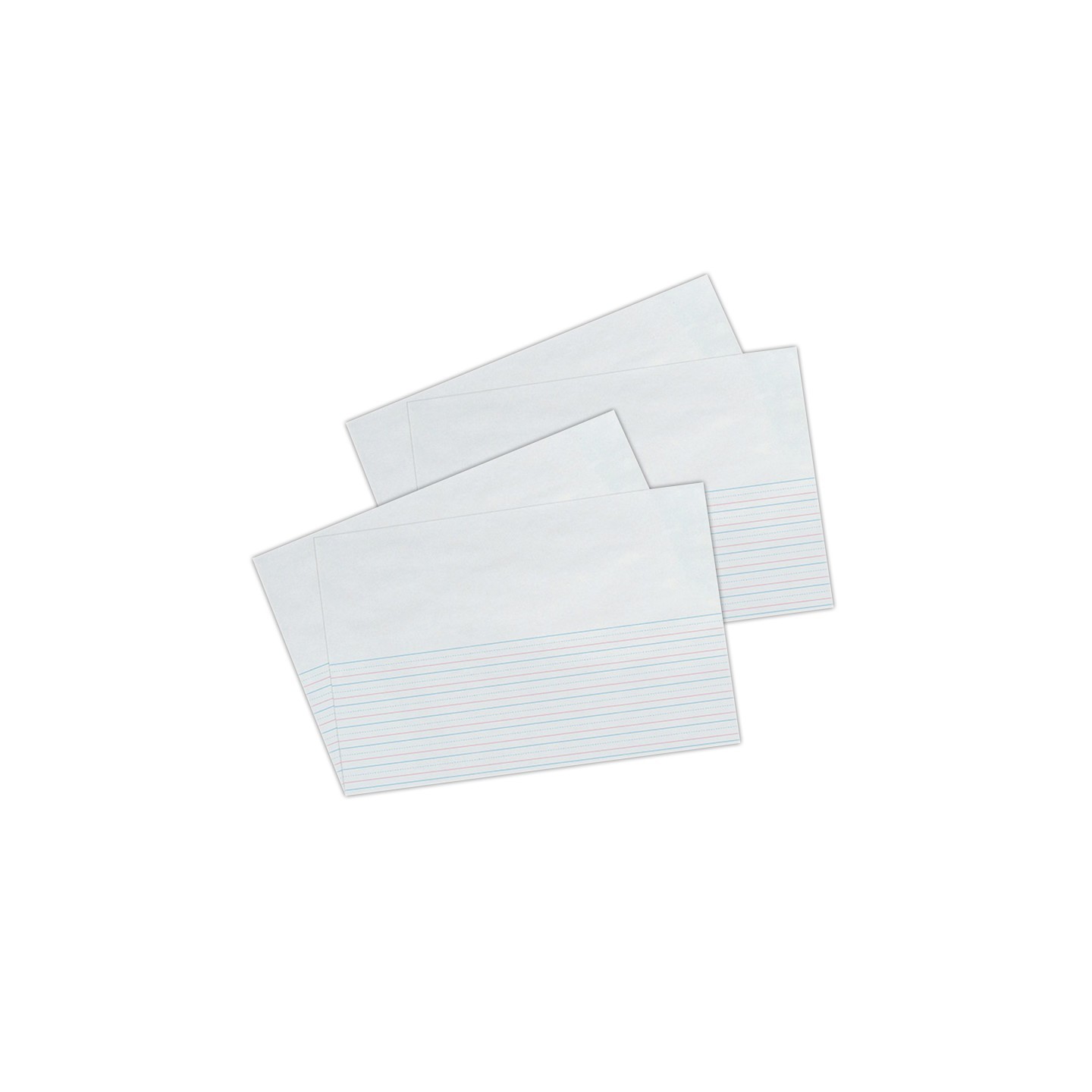 Zaner-Bloser® Picture Story Paper, Grade 1, 5/8" x 5/16" x 5/16" Ruled Long, 18" x 12", 250 Sheets Per Pack, 2 Packs