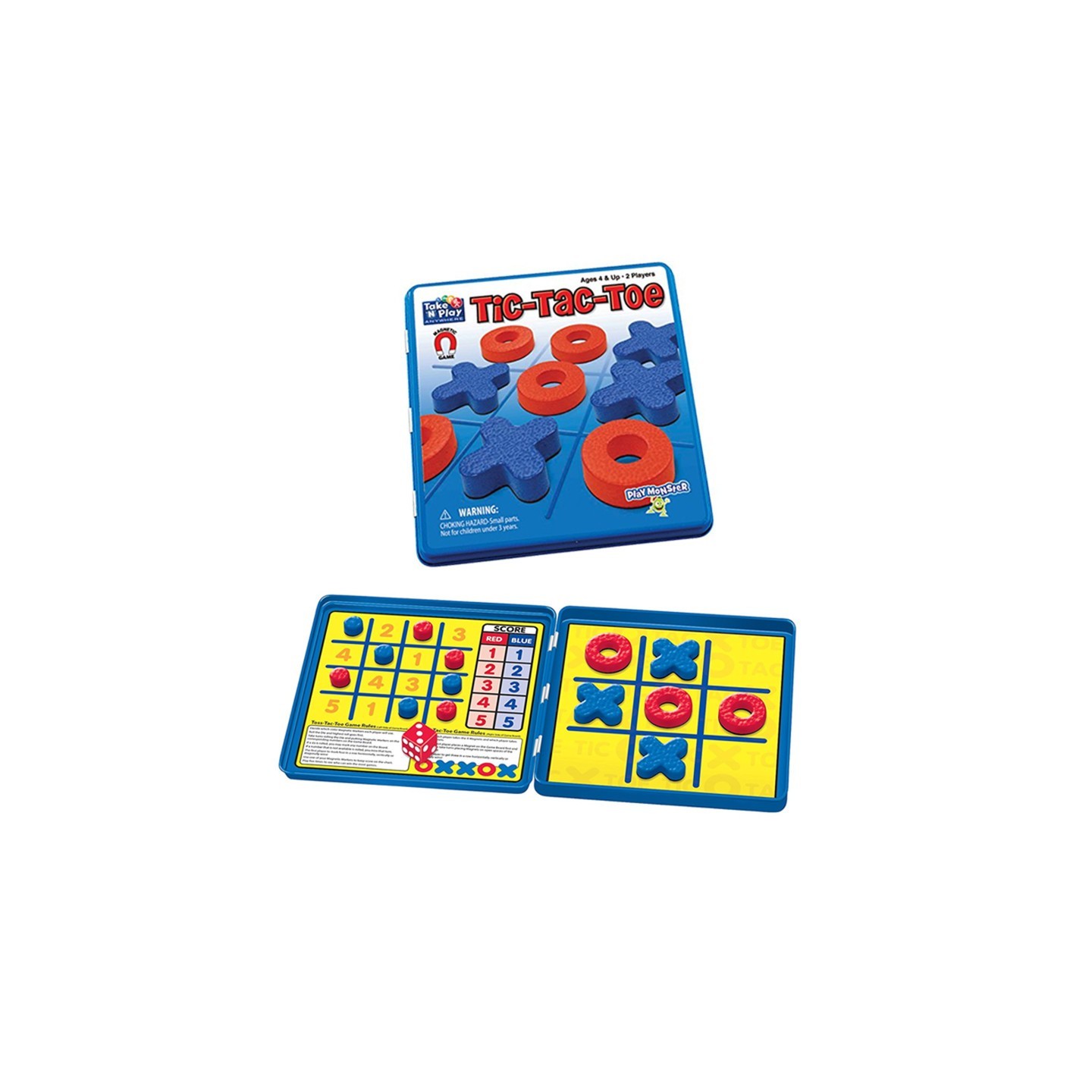 PlayMonster® Take 'N' Play Anywhere™ Magnetic Tic-Tac-Toe Game