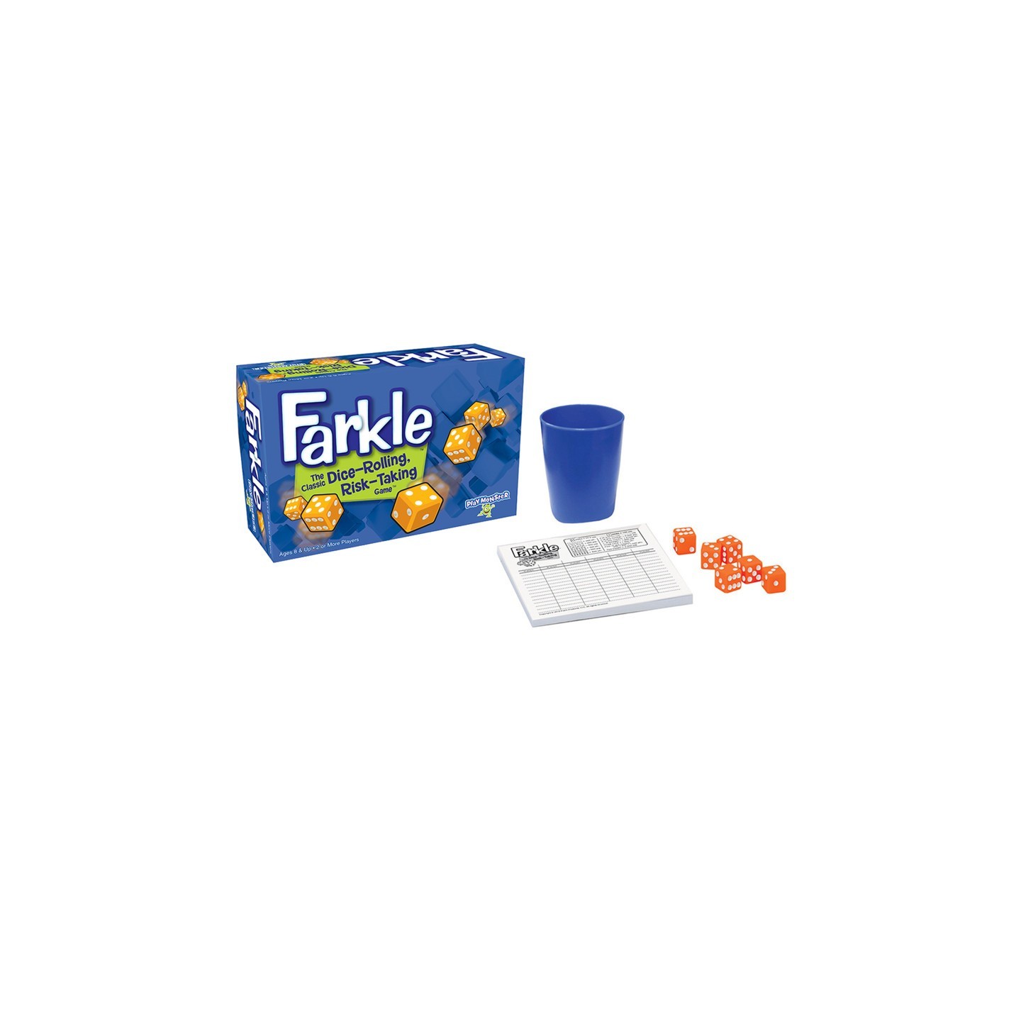 PlayMonster® Farkle The Classic Dice-Rolling, Risk Taking Game
