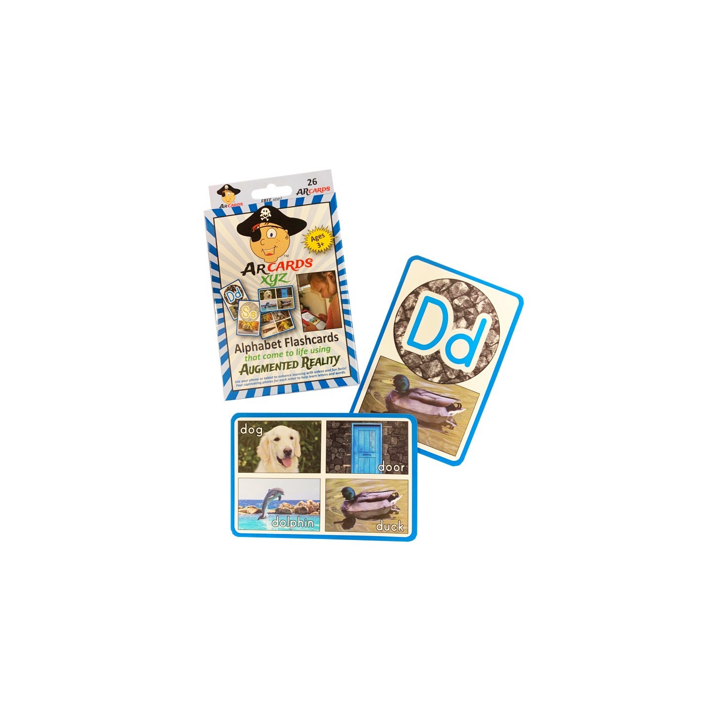 PBS Publishing AR Cards XYZ, Augmented Reality Alphabet Flashcards