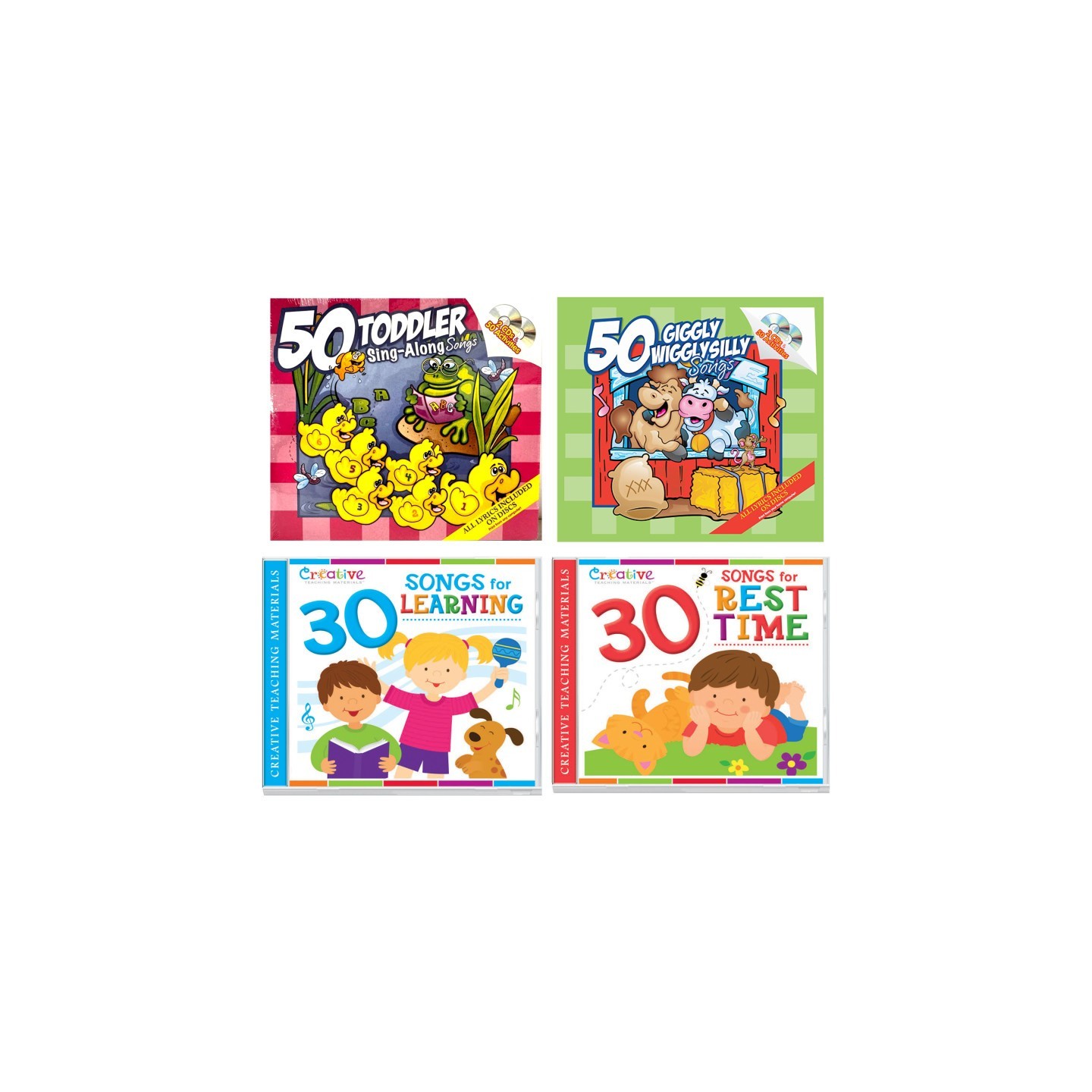Creative Teaching Materials Children's Music CD Bundle Set 1, 6 CDs