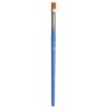 Princeton Select Artiste Flat Shader Brush, Synthetic Bristles, Short Handle Mixed Media Paintbrush, Jewel Blue, Size 8, 1 Count