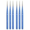 Princeton Select Artiste Round Brush, Synthetic Bristles, Short Handle Mixed Media Paintbrush, Jewel Blue, Size 20/0, Pack of 6