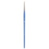 Princeton Select Artiste Round Brush, Synthetic Bristles, Short Handle Mixed Media Paintbrush, Jewel Blue, Size 1, 1 Count