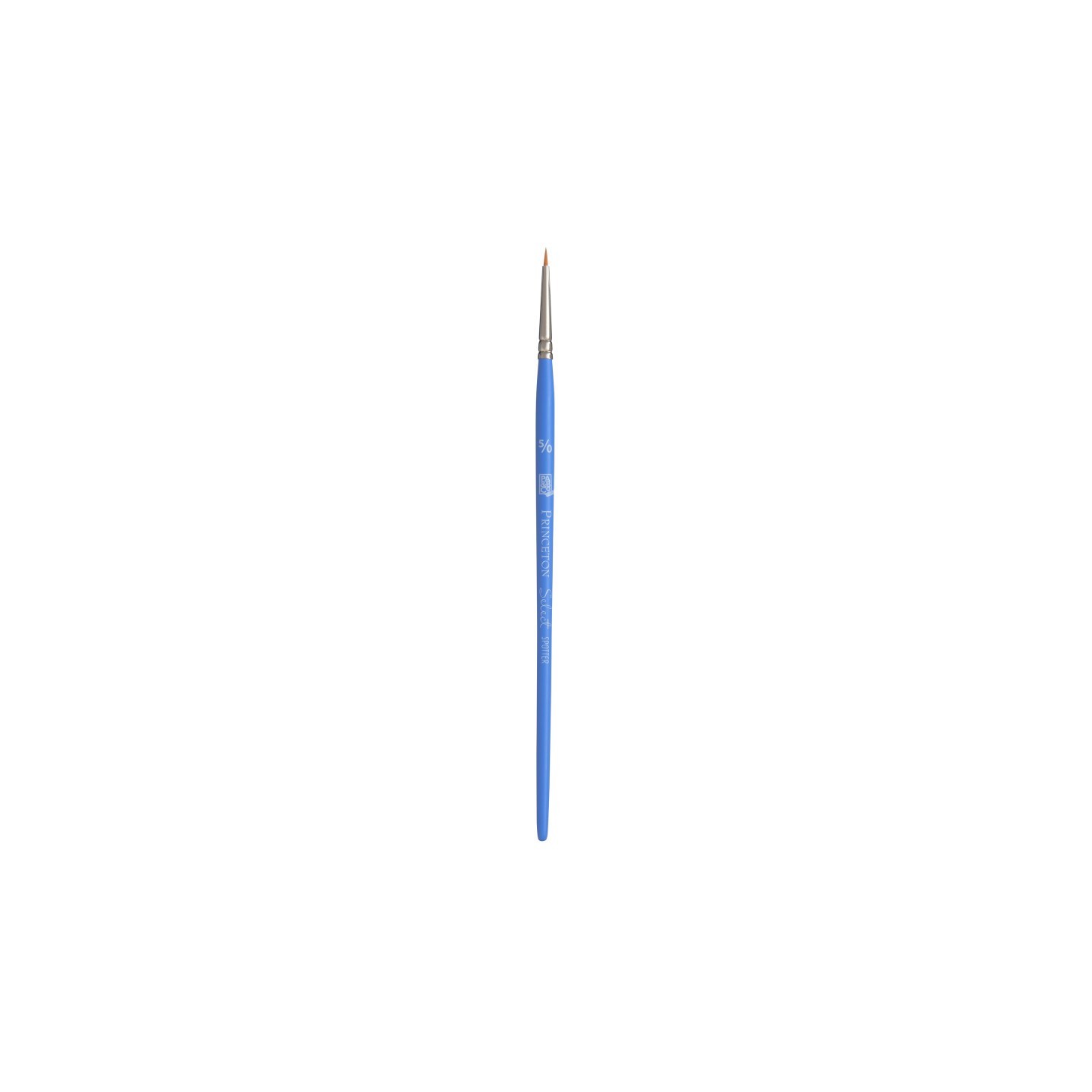 Princeton Select Artiste Spotter Brush, Synthetic Bristles, Short Handle Mixed Media Paintbrush, Jewel Blue, Size 5/0, 1 Count