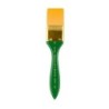 Princeton Lauren Flat Wash Brush, Synthetic Bristles, Short Handle Watercolor Paintbrush, Evergreen, Size 1/2 inch, 1 Count