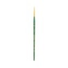 Princeton Lauren Round Brush, Synthetic Bristles, Short Handle Watercolor Paintbrush, Evergreen, Size 3/0, 1 Count