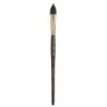 Princeton Neptune Oval Wash Brush, Synthetic Bristles, Short Handle Watercolor Paintbrush, Dark Wood, Size 1/2 inch, 1 Count