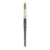 Princeton Aqua Elite Round Brush, Synthetic Bristles, Short Handle Watercolor Paintbrush, Matte Black, Size 16, 1 Count
