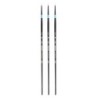 Princeton Aspen Round Brush, Synthetic Bristles, Long Handle Acrylic & Oil Paintbrush, Black, Size 2/0, Pack of 3