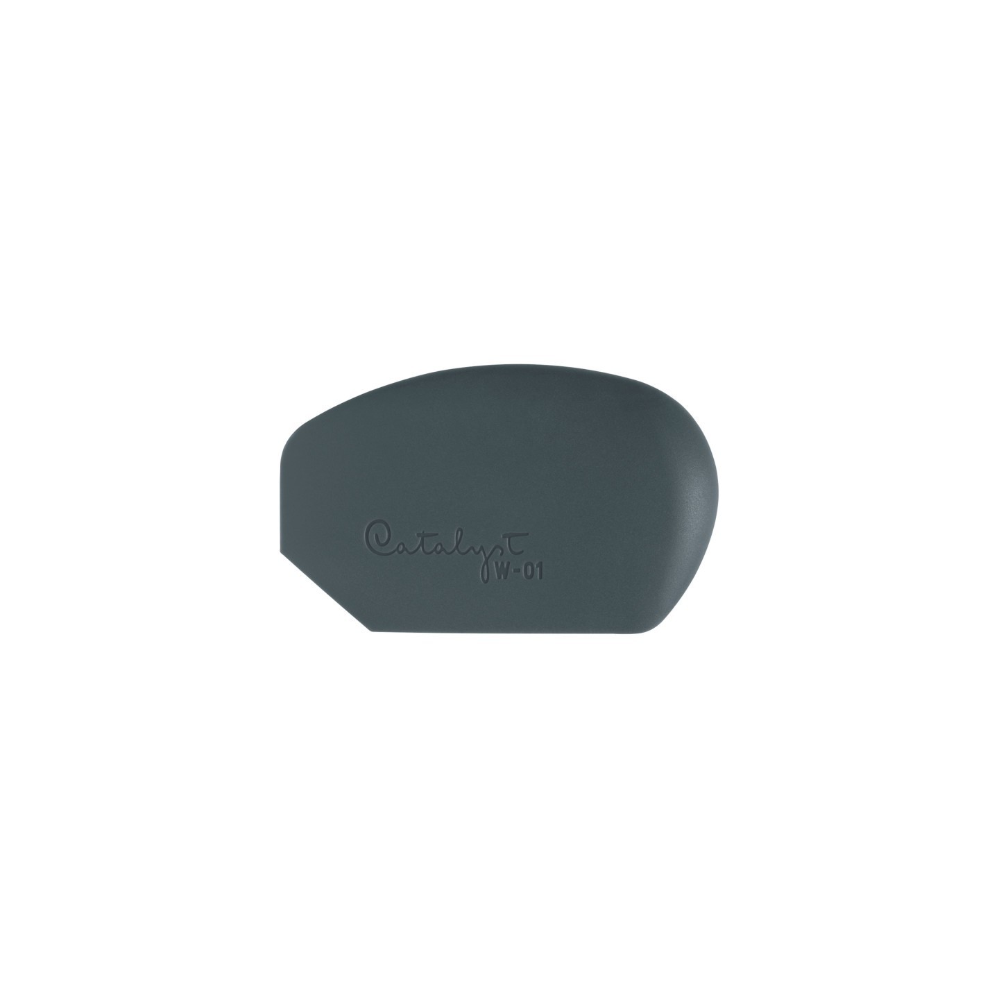 Princeton Catalyst Tool Wedge, Silicone, Mixed Media Paintbrush, Gray, Size 1, 1 Count