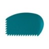 Princeton Catalyst Tool Wedge, Silicone, Mixed Media Paintbrush, Blue, Size 2, 1 Count