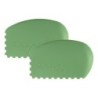 Princeton Catalyst Tool Wedge, Silicone, Mixed Media Paintbrush, Green, Size 3, Pack of 2