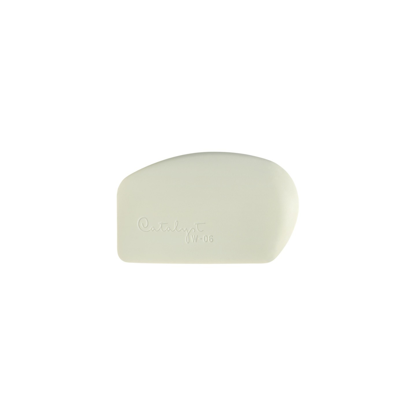 Princeton Catalyst Tool Wedge, Silicone, Mixed Media Paintbrush, White, Size 6, 1 Count