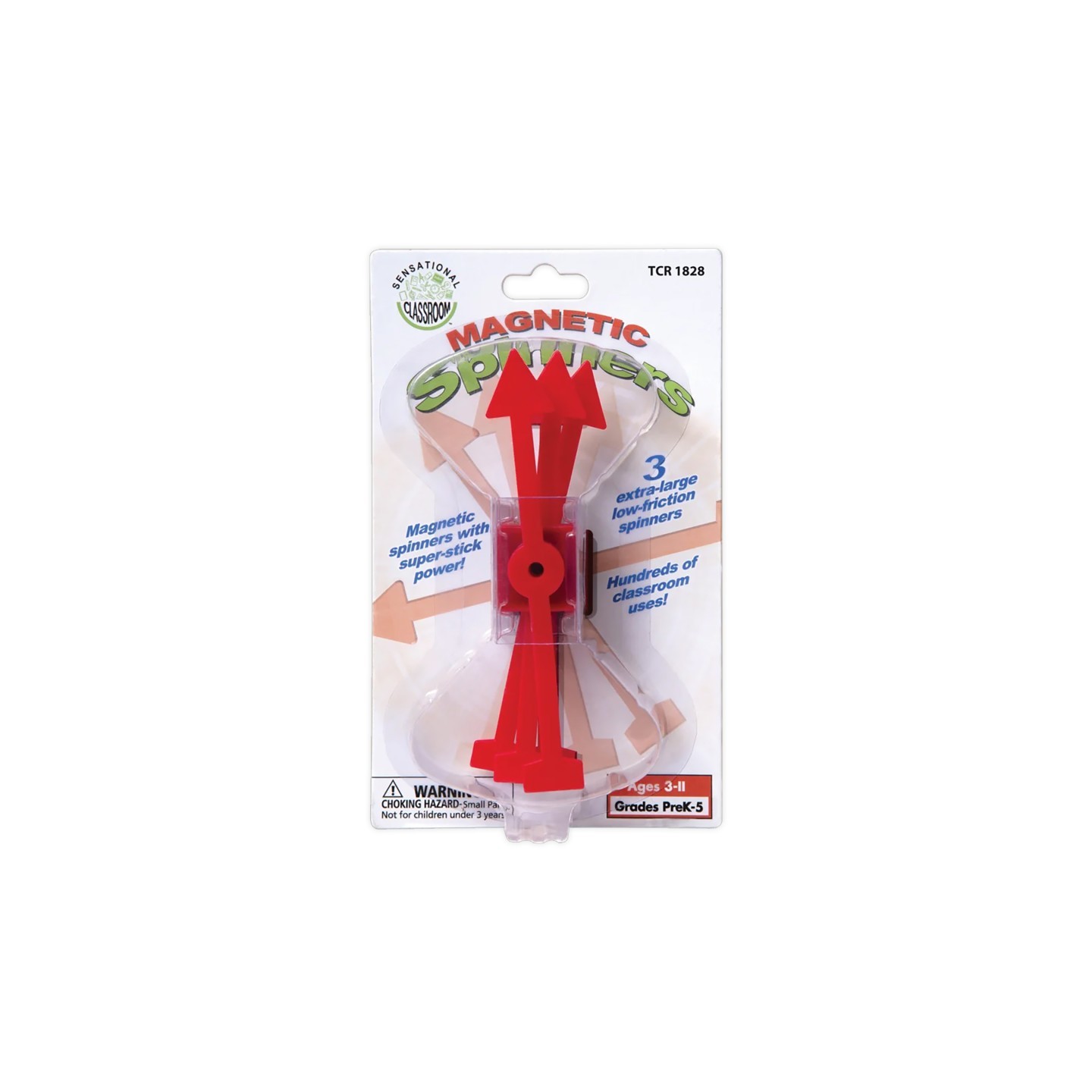 Sensational Classroom™ Magnetic Spinners, Set of 3