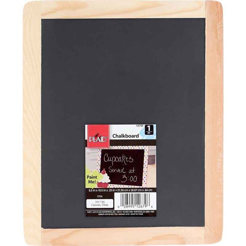 Plaid Chalkboard, Large, 8.5" x 10.5"