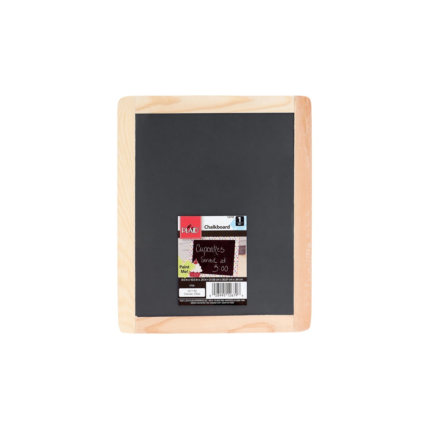Plaid Chalkboard, Large, 8.5" x 10.5"