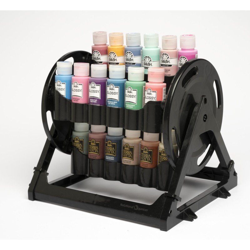 Plaid Rotational Paint Organizer, Holds 24 Pieces