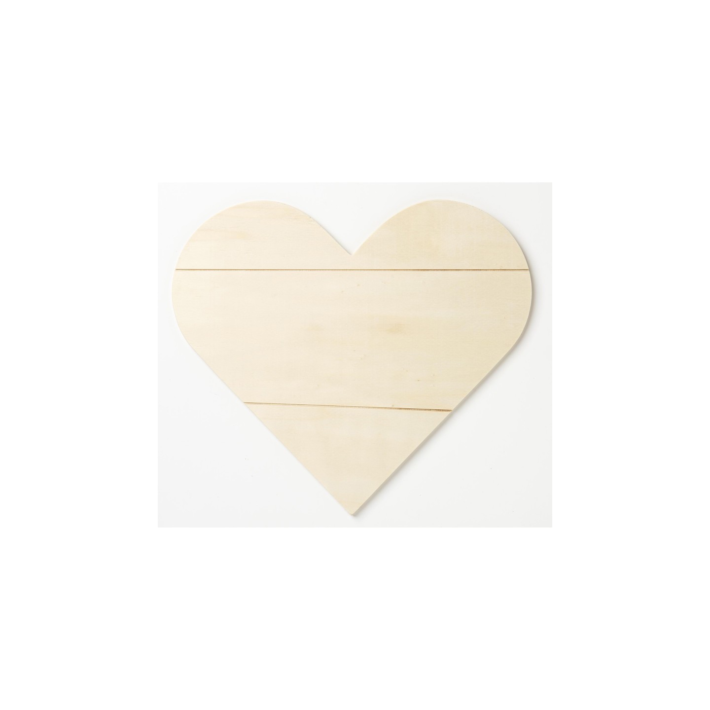 Plaid Heart Sign, Plywood, 11.81" x 10.59"