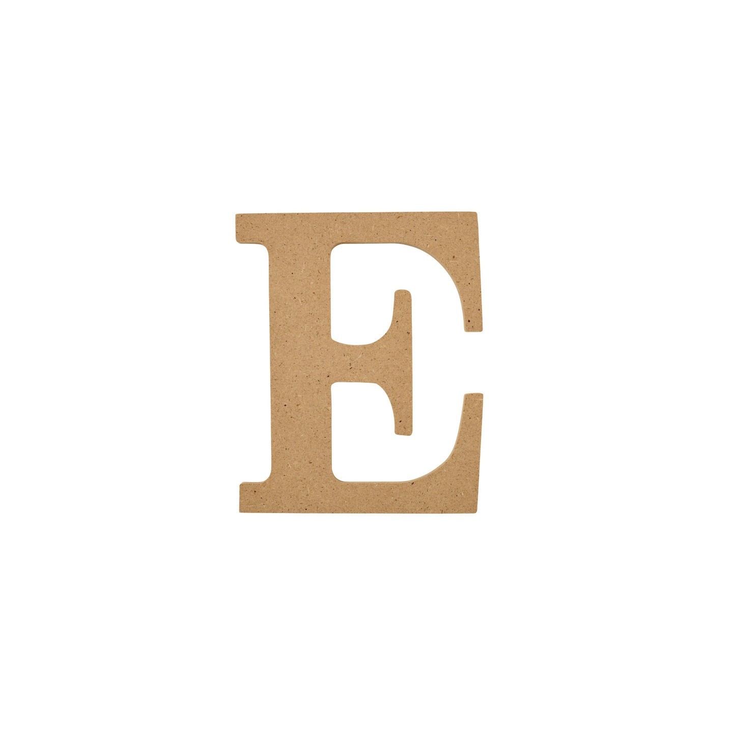 Plaid MDF Letter, E, 5 Inch