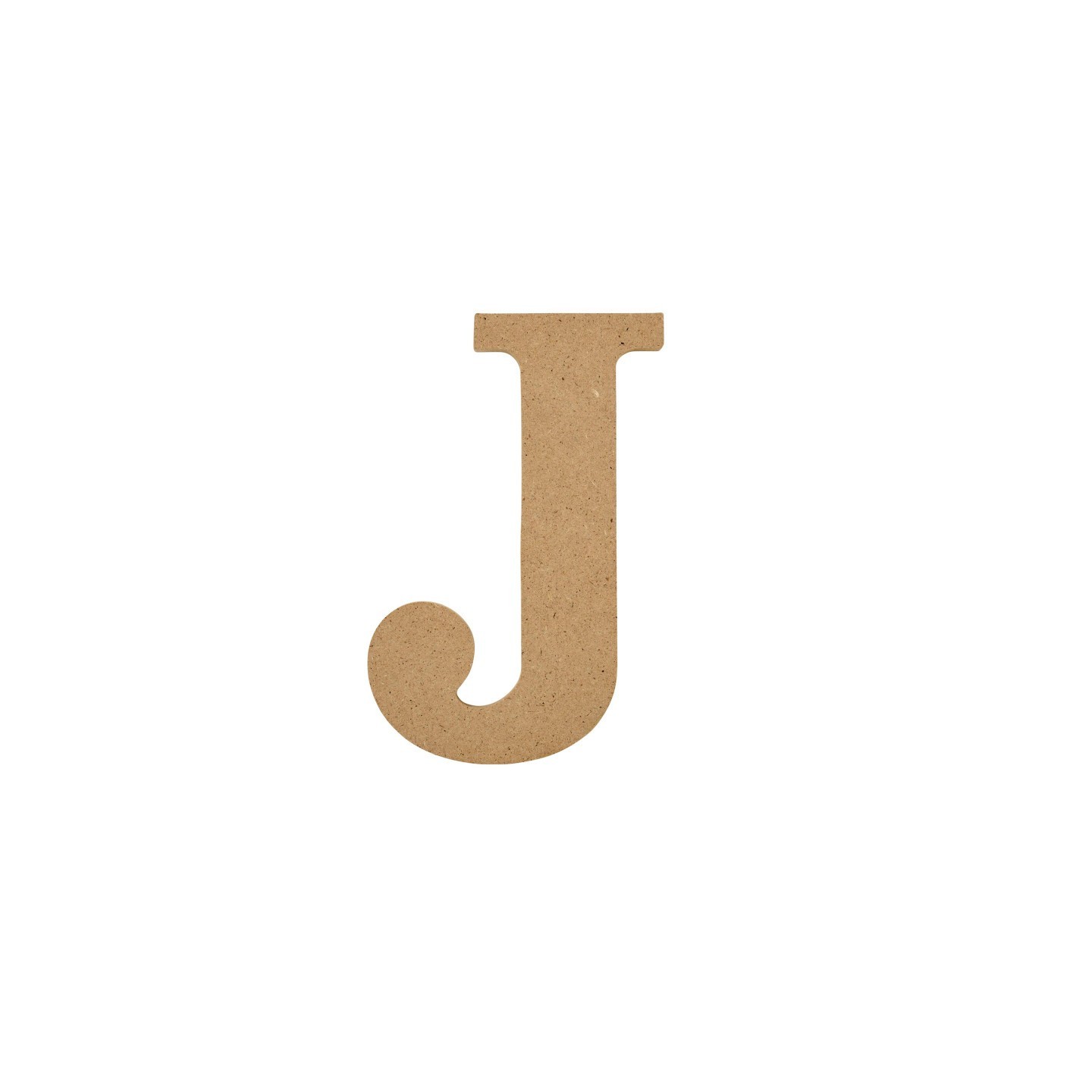 Plaid MDF Letter, J, 5 Inch