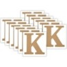 Plaid MDF Letter, K, 5 Inch, Pack of 12