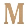 Plaid MDF Letter, M, 5 Inch
