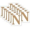 Plaid MDF Letter, N, 5 Inch, Pack of 12
