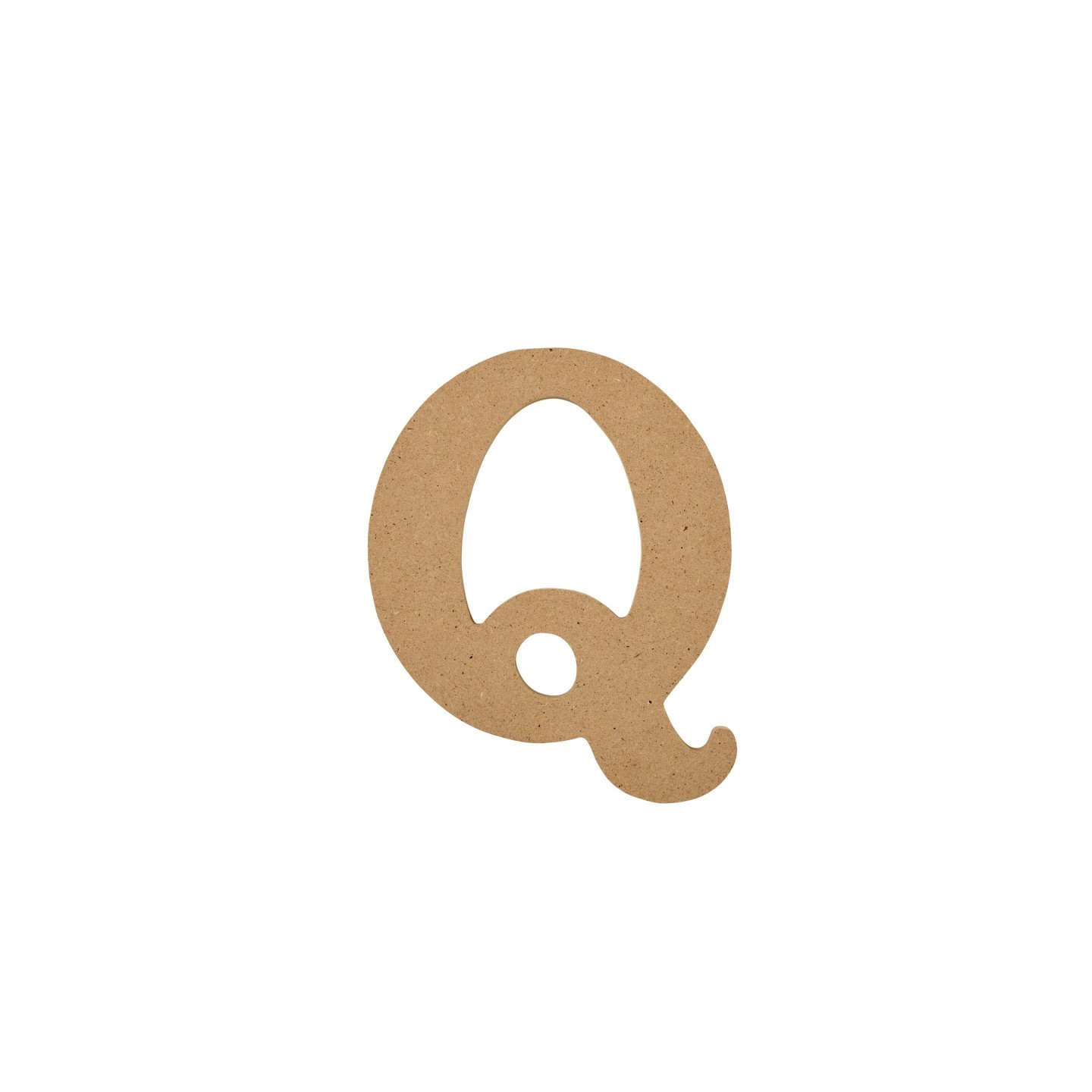 Plaid MDF Letter, Q, 5 Inch