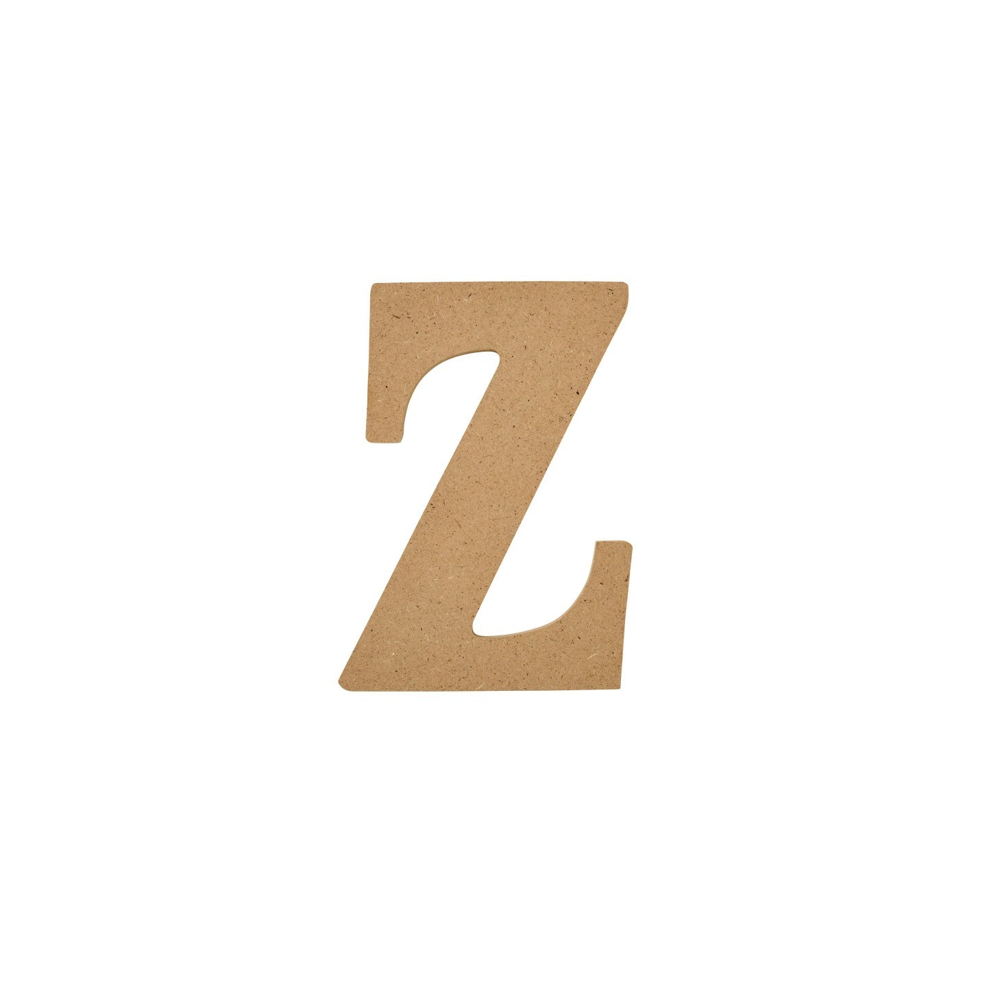 Plaid MDF Letter, Z, 5 Inch