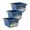 Plaid Brush Basin, Pack of 3